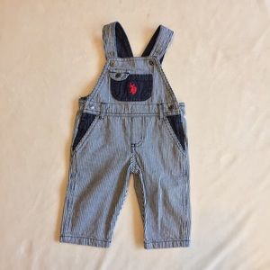 U.S. Polo Assn pinstriped Overalls